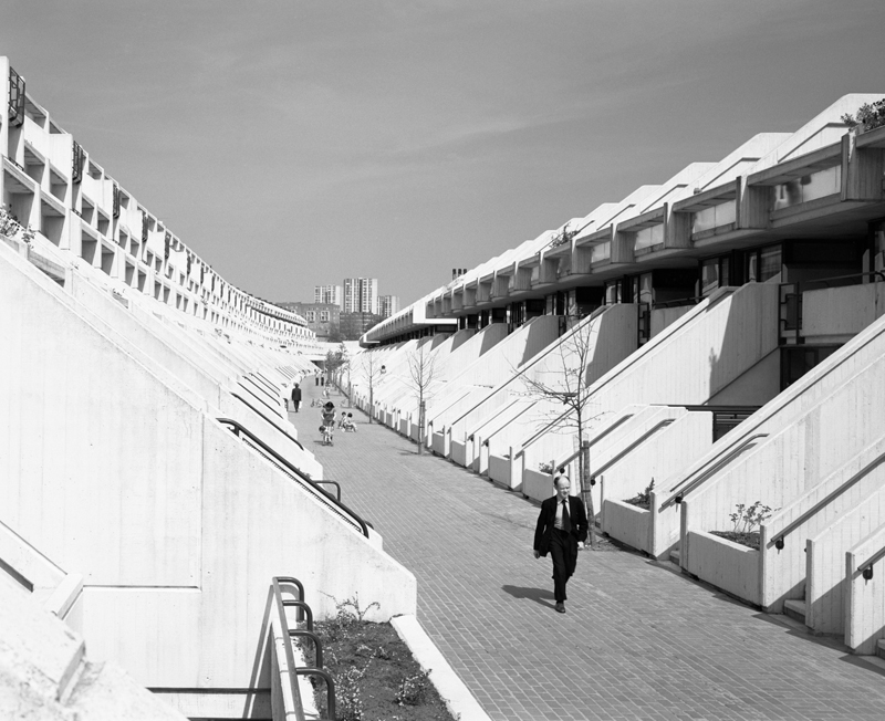 Projeto mais famoso de Brown é o conjunto habitacional de Alexandra Road, construído na década de 1970 (Foto: RIBA)